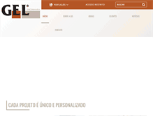 Tablet Screenshot of gel-eng.com.br